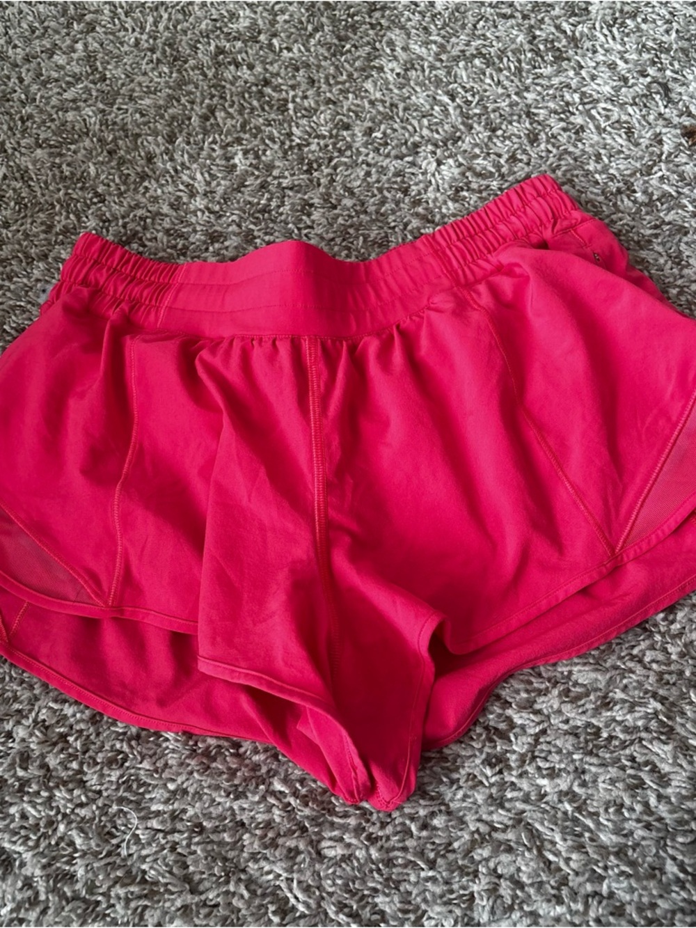 lululemon athletica Bright Pink Athletic Shorts hot pink 10